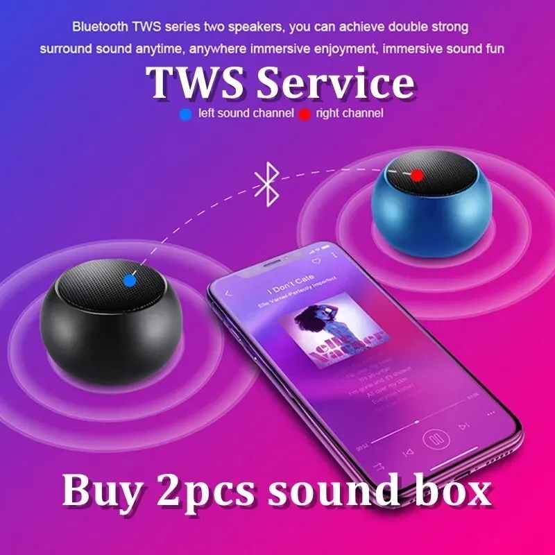 M3 Flash Wireless Bluetooth Speaker Portable Small Steel Gun Metal Heavy Subwoofer Outdoor Mini Bluetooth Small Speaker