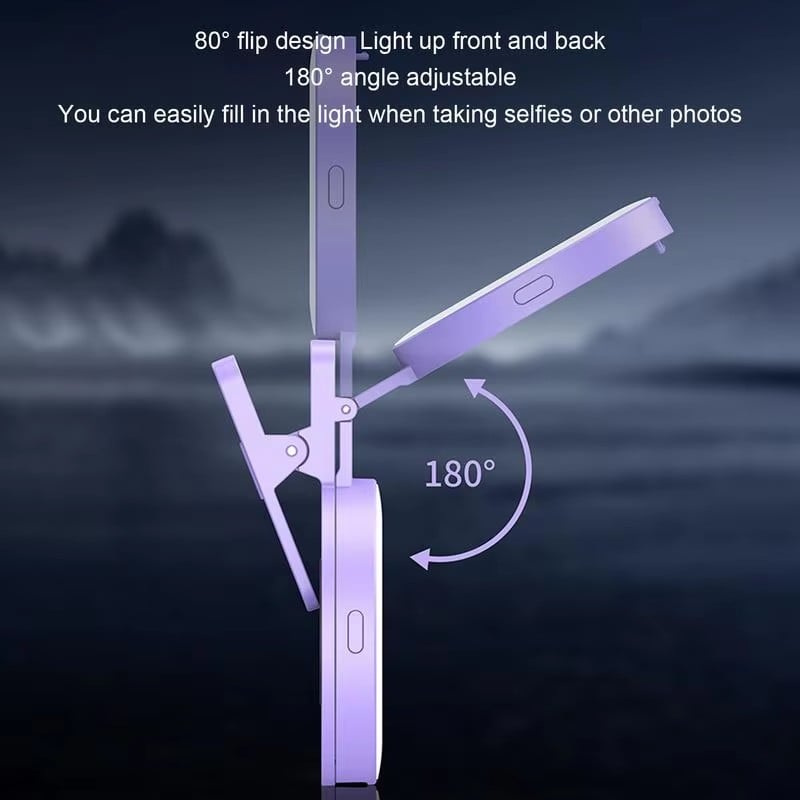 Phone Fill Light Selfie Mirror Video Light Parts for Laptop Makeup Camera