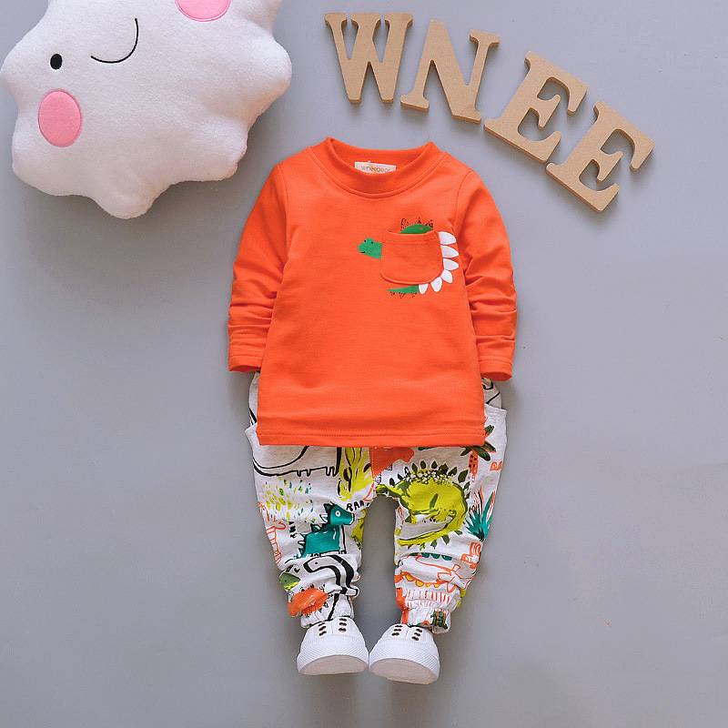 Autumn Outfits Baby Girls Clothes Sets Cute Infant Cotton Suits Hooded Zipper Jacket T Shirt Pants 3pcs Boys Kids Clothing