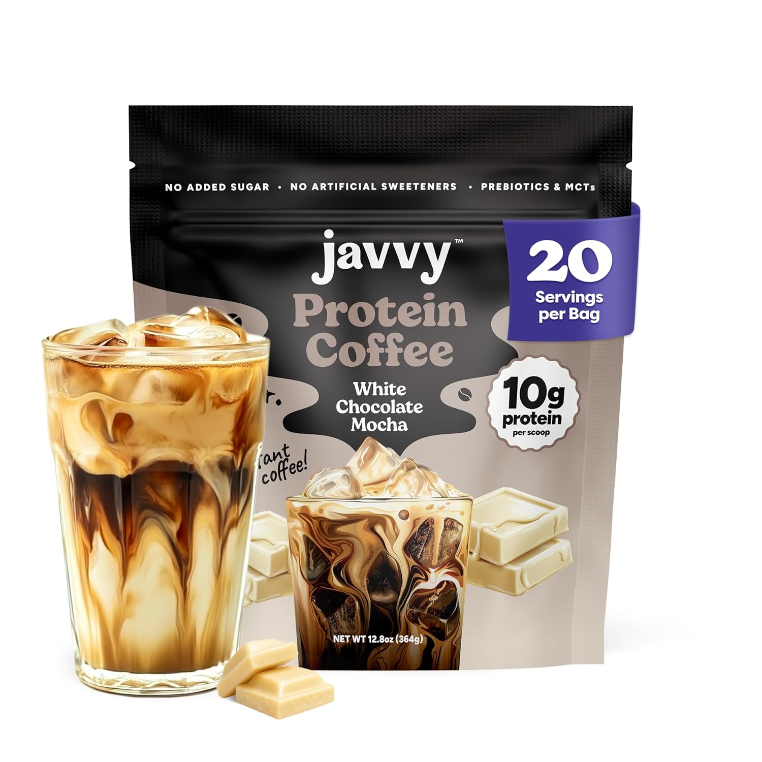 French Vanilla Protein Iced Coffee - 20 Servings