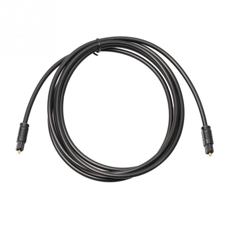 Digital Fiber Optical Optic Audio Cable SPDIF MD DVD TosLink Lead Cord Connect to DVD CD Mini Disc TOSLink Connectors