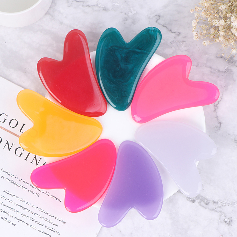 Gua Sha Board Facial Scraping Scrapping Plate Face Body Massage Tool New SPA Massage Beeswax Guasha Scraping For Neck Back