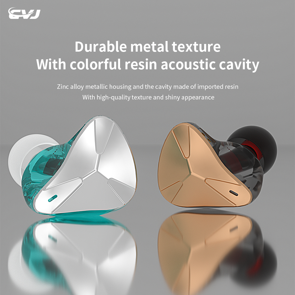 Newest CVJ Demon In Ear Earphone Dynamic DJ Monitor IEM Earbud HIFI Sport Noise Cancelling Headsets MT1 Angel Wings CSA CSE CSK