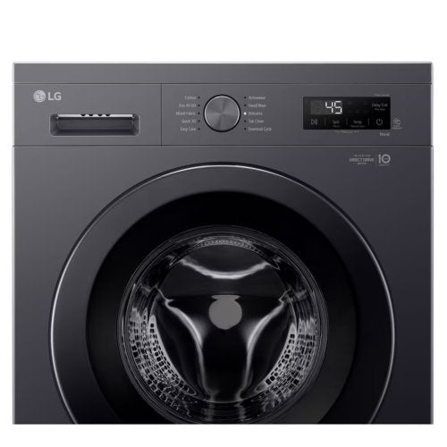 LG 8KG AI DD™ FRONT LOAD WASHING MACHINE - MATTE BLACK
