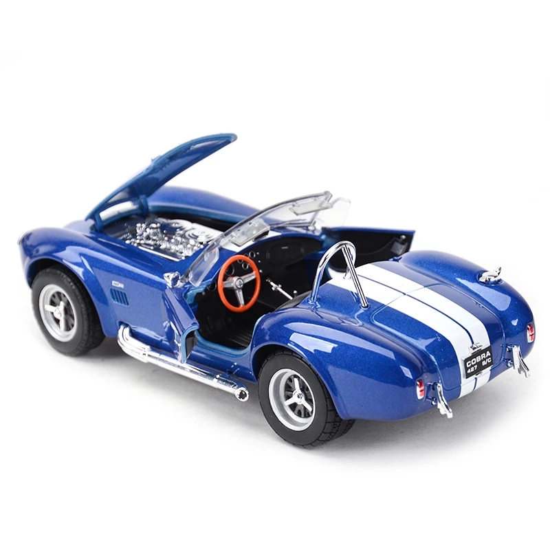 1:32 Ford Shelby Cobra 427 classic car simulation alloy car model sound and light children's toy