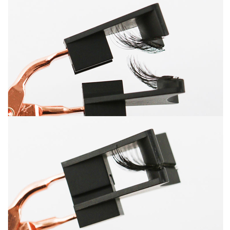 Quantum Magnetic Eyelashes Tweezer False Eyelashes Applicator For Magnet Eyelashes Fake Lashes Clip Clamp Makeup Tools &