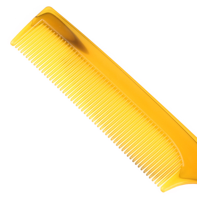 Anti-static beef tendon comb does not lose teeth wide tooth comb long handle plastic horn comb anti-hair loss massage comb