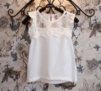 Children's new summer children's suit, lace, lace and chiffon skirt two pieces