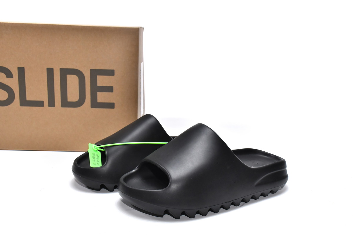 Adidas Yeezy Slide Black Slippers Hollow Slippers Lightweight Walking Shoes Beach Shoes Women and Men Slippers Size 36-47
