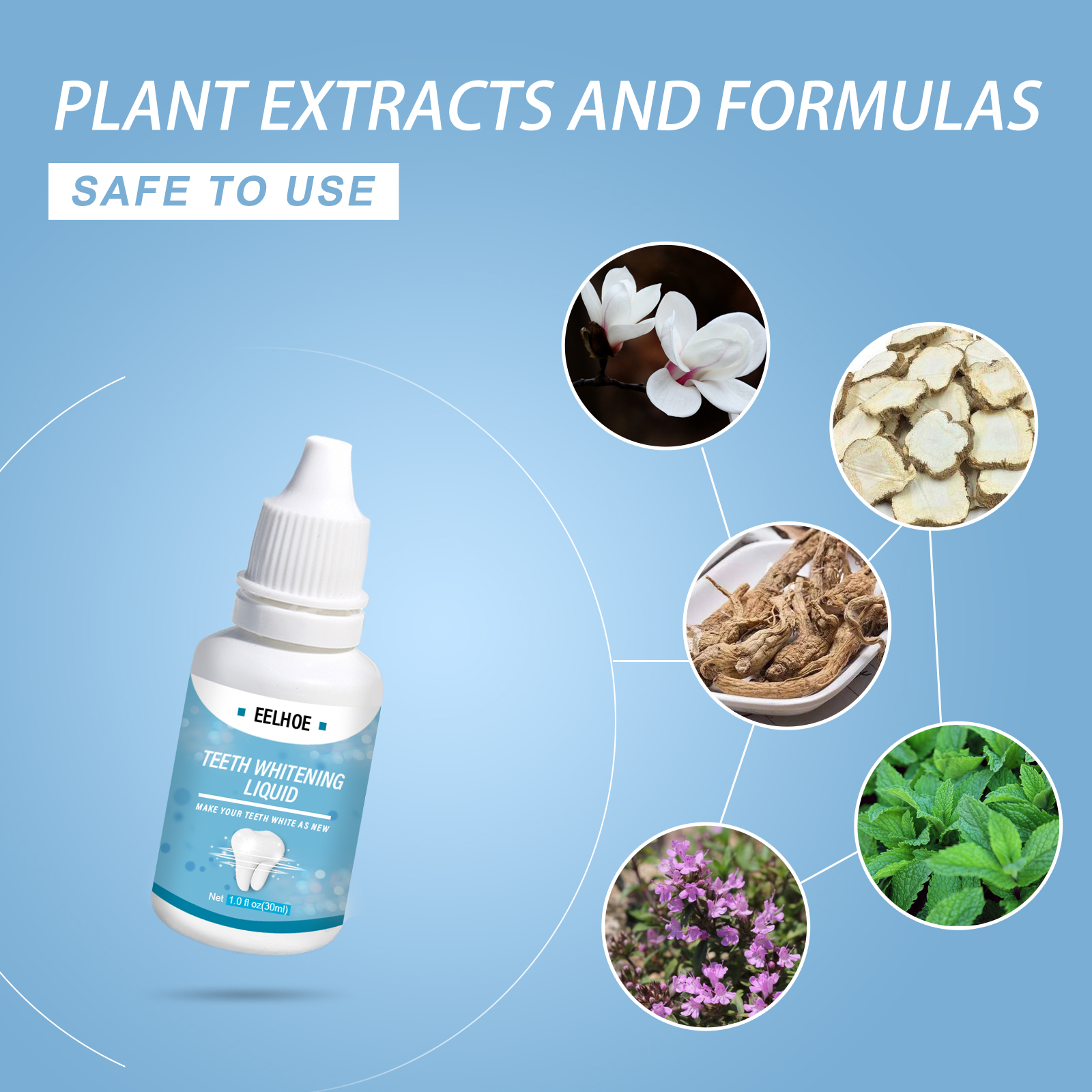 Teeth Whitening Essence Liqud Oral Hygiene Cleaning Whiten Tooth Serum Remove Oral Odor Plaque Stains Dental Bleach Care Tools