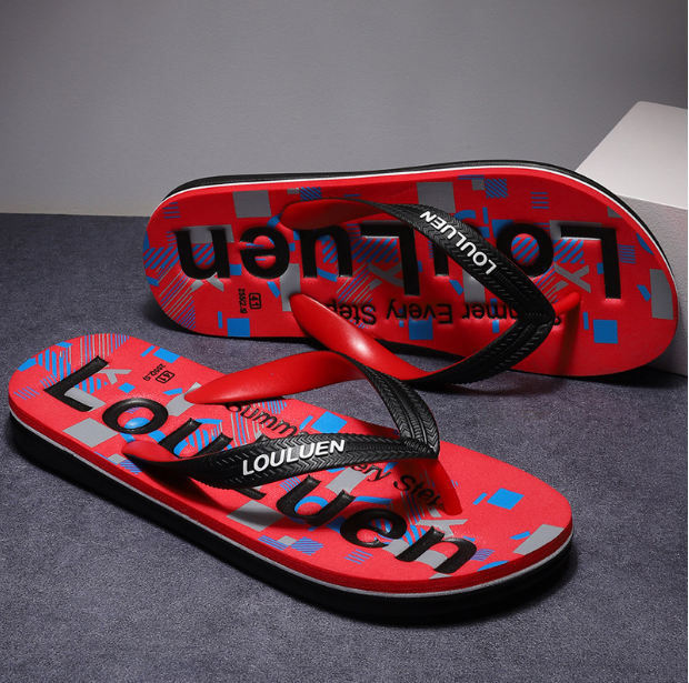 Flip flops men's fashion wear out in summer non slip outdoor clamping feet new style sandals outdoor slippers