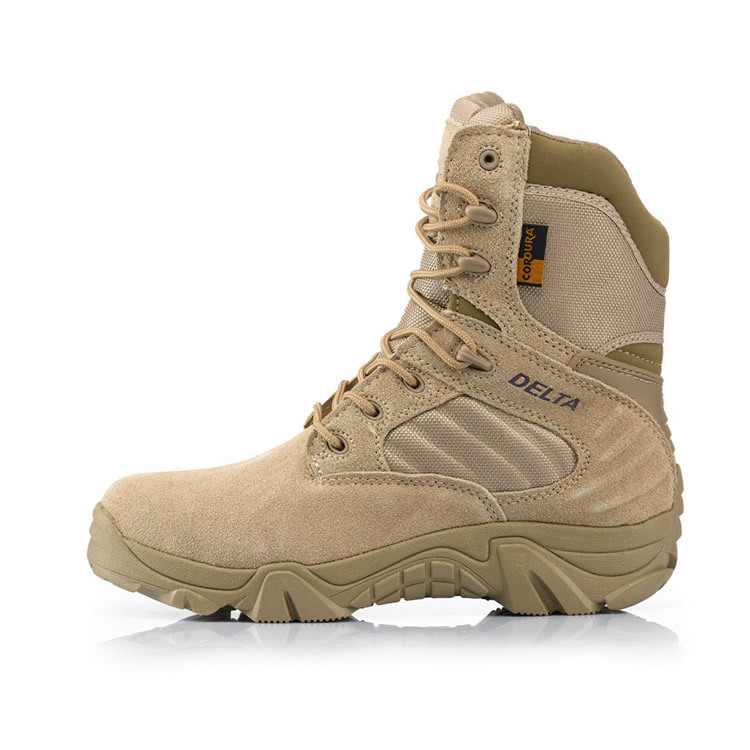 High cut men's boots lightweight hiking boots durable suede work desert boots