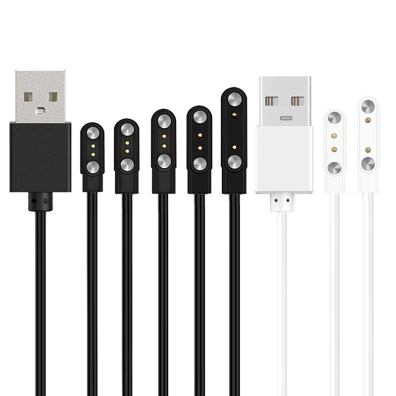 Universal smartwatch 2P4P5P contact magnetic suction charging wire 2-pin juice cup W26 Amadin data cable