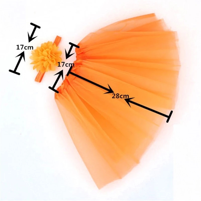 New candy color baby half dress children's bow hair belt princess skirt dance skirt set