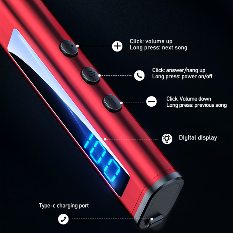 NEW 5.1 Bluetooth Headphon 100 Hours Playback Bass In Ear Headset Wireless Earphon Neckband Waterproof Headphones TF Card Magnet