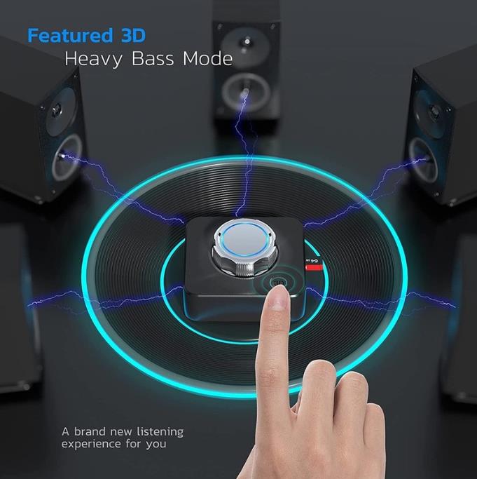 Bluetooth 5.0 Audio Receiver TF Card RCA 3.5mm 3.5 AUX Jack For Car kit Wired Speaker Headphone 3D Stereo Music Wireless Adapter