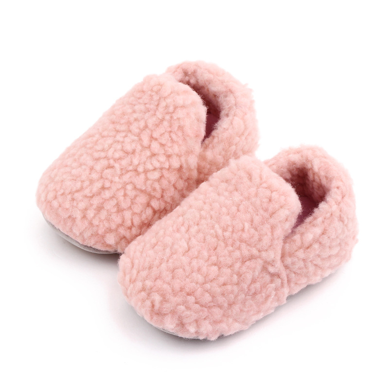 Baby Winter and Autumn Style Multiple Choices Soft Cotton Warm and Plush Toddler Shoes Anti-slip Sole Prewalking
