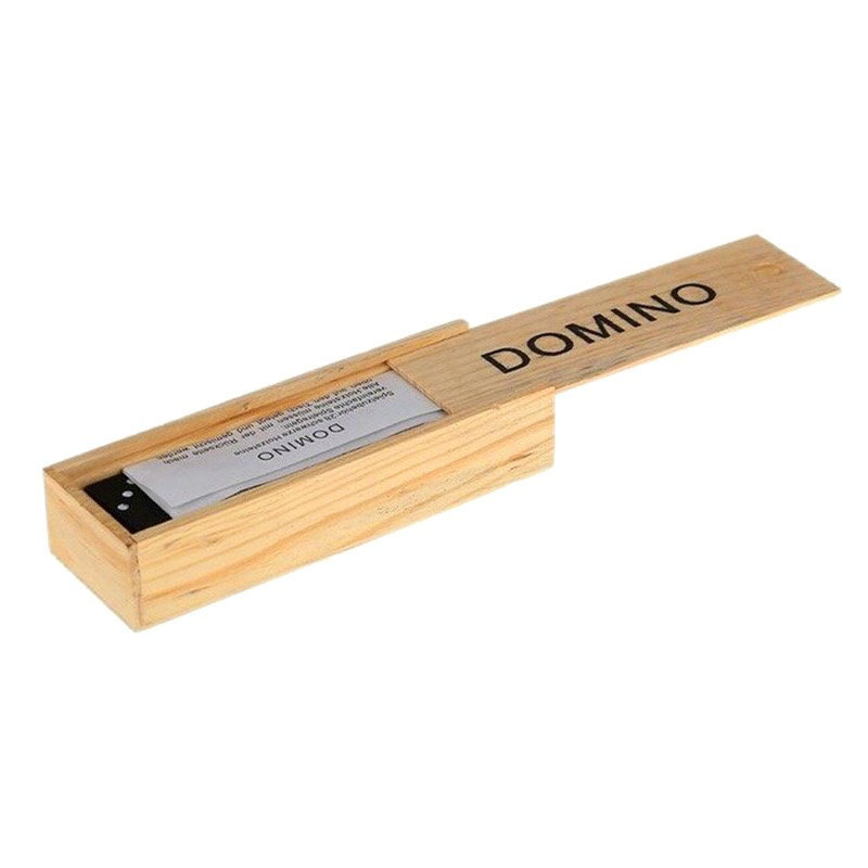 Desktop games wooden dominoes high standard wooden boxes dominoes board games bar entertainment
