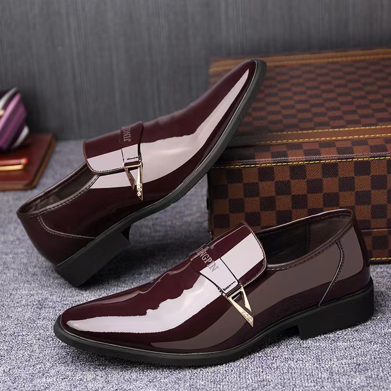 Men's leather shoes, men's loafers, casual leather shoes, new formal, business and fashionable leather shoes