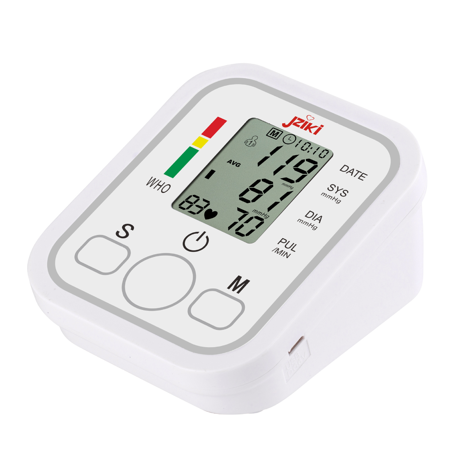 Automatic Blood Pressure Monitor Sphygmomanometer Tonometer Upper Arm Tensiometer Heart Rate Pulse Meter BP Monitor with voice