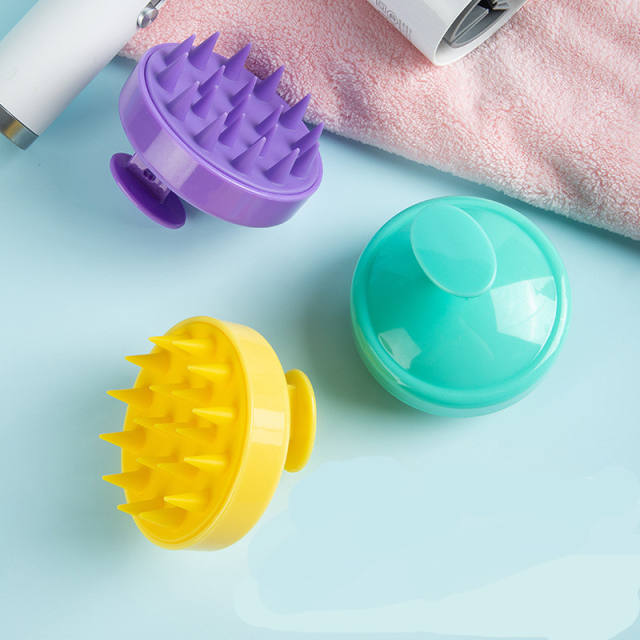 Silicone Shampoo Scalp Hair Massager Shampoo Massage Comb Bath Massage Brush Scalp Massager Hair Shower Brush Comb Care Tool