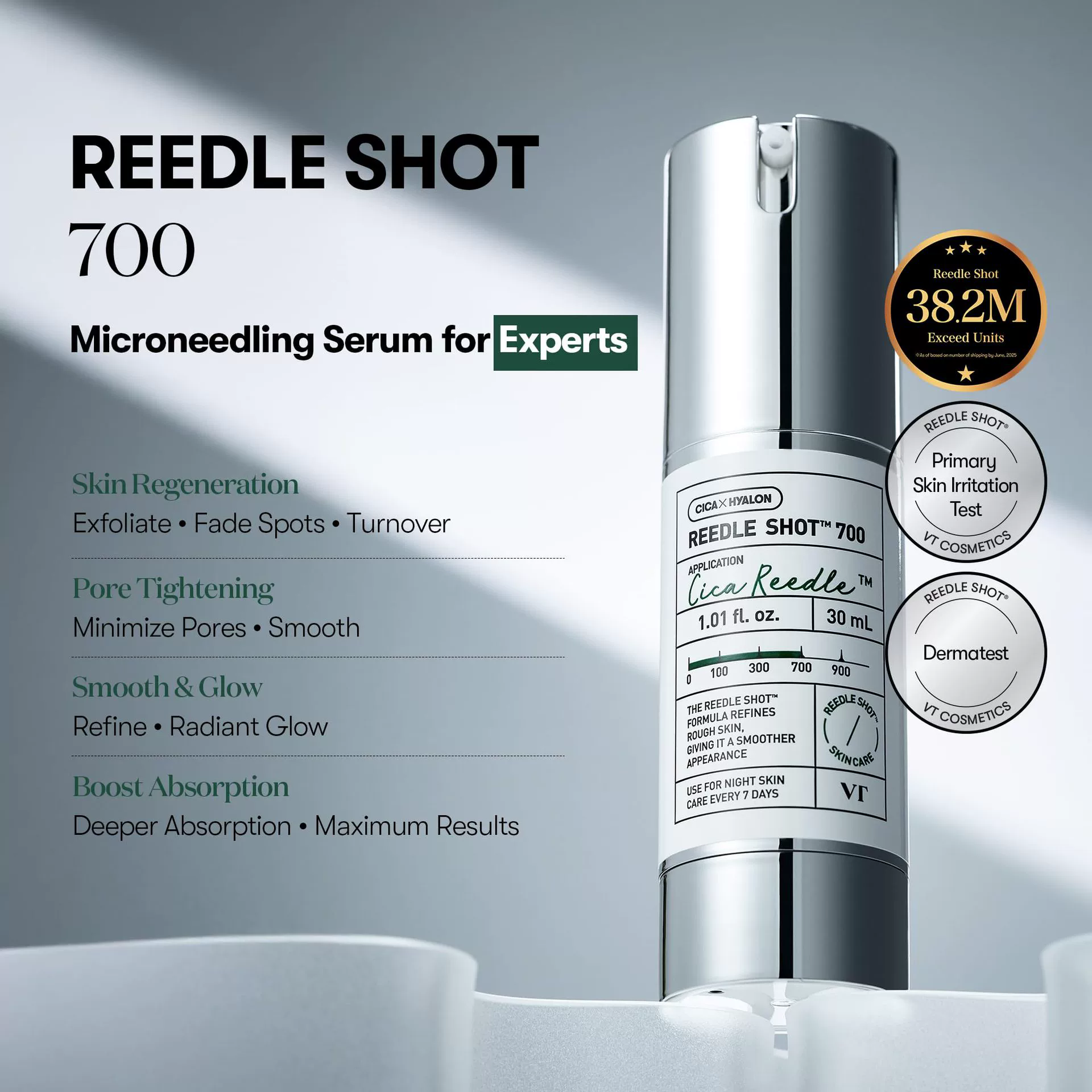 Vt Desalination Of Fine Lines, Collagen Reverse Aging, Recombinant Enhancement , Collagen Solution ,Korean Skincare,50ml
