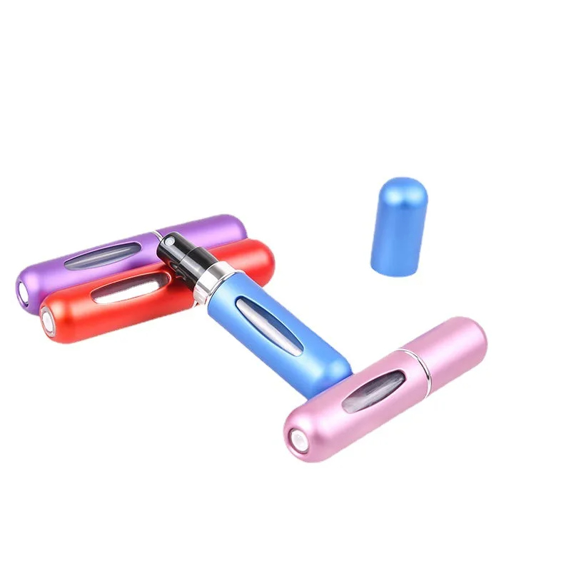5ml Portable Mini Refillable Perfume Bottle With Spray Scent Pump Empty Cosmetic Containers Atomizer Bottle For Travel Tool