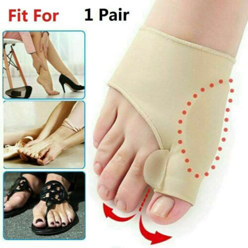 2pcs/kit Big Toe Bunion Splint Straightener Corrector Foot Pain Relief Hallux Valgus
