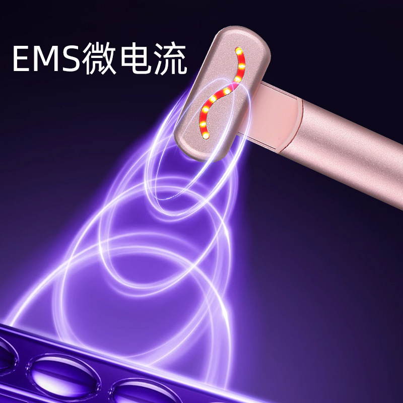 Microcurrent facial lifting device, red light facial and neck massager, firming, anti wrinkle, skincare and beauty