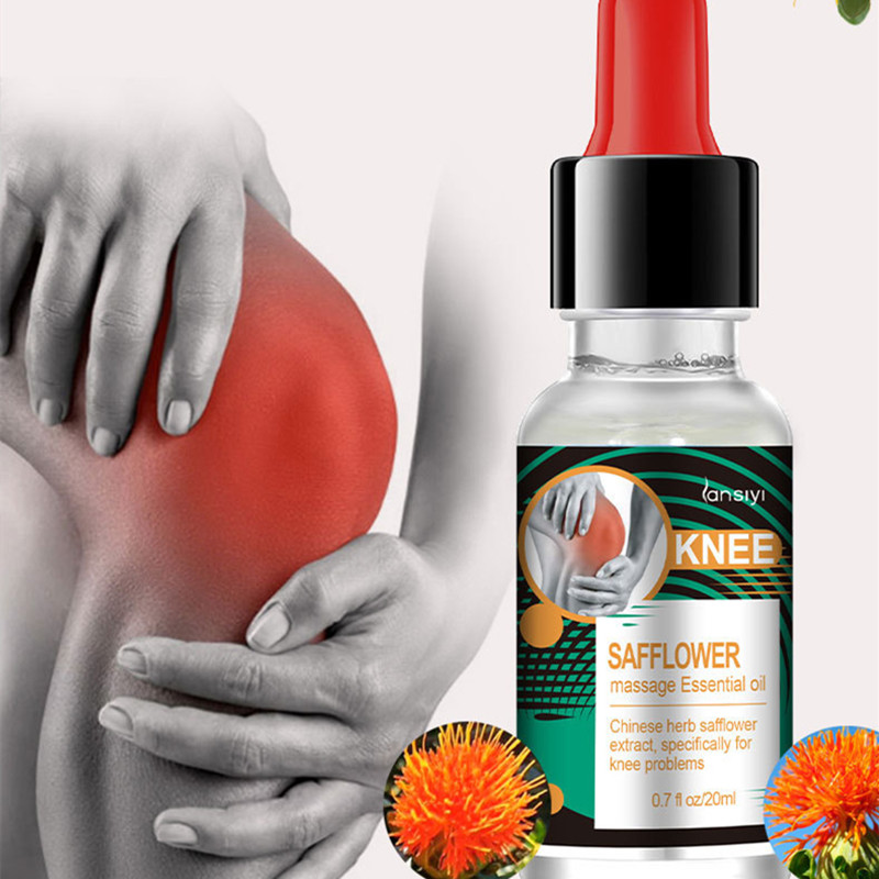 Lancey plant extract saffron knee massage oil to strengthen and relieve knee problems massage oil