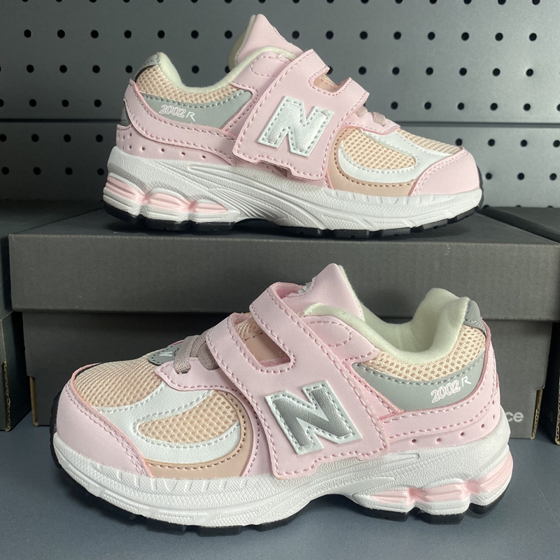 NB2002 children's shoes breathable and anti slip Velcro new sports shoes for boys and girls, casual and lightweight shoes