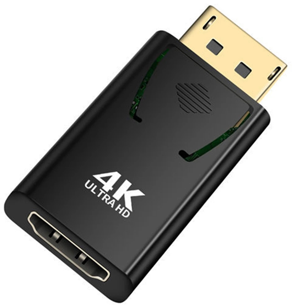 Displayport male to HDMI computer TV display converter 4K60hz dp to hdmi