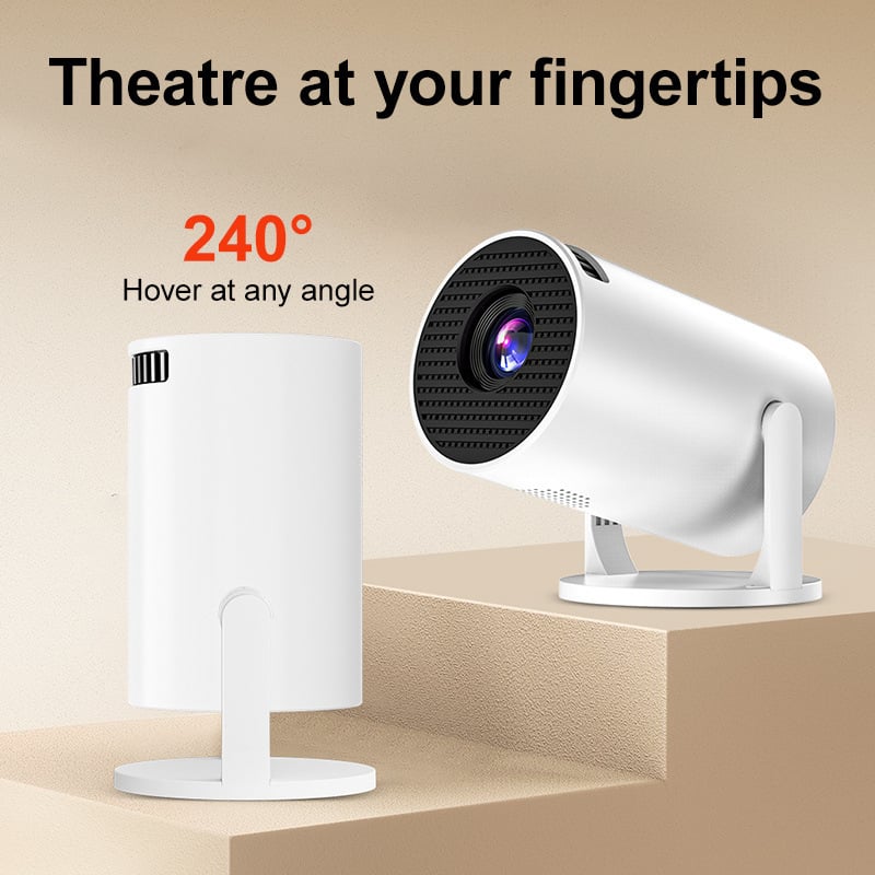 HY200 new MINI wireless high-definition portable home gun barrel projector outdoor car projection