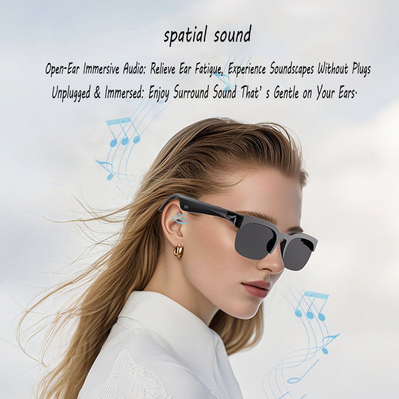 AI Translation XG89 Bluetooth Glasses Earphones Wireless 6.0 Stereo Bluetooth Earphones Cycling Sunglasses