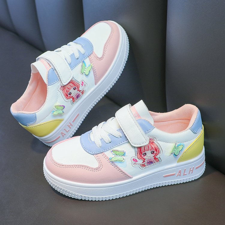 Girl's School Running Sports Shoes Fashion Little Kids Casual Sneakers Skateboarding Shoe