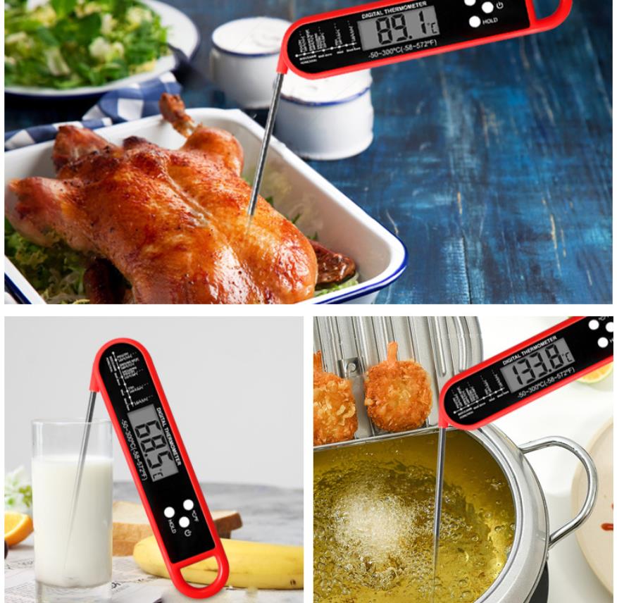 Digital Kitchen Food Thermometer For Meat Water Milk Cooking Food Probe BBQ Electronic Oven Thermometer Kitchen Tools