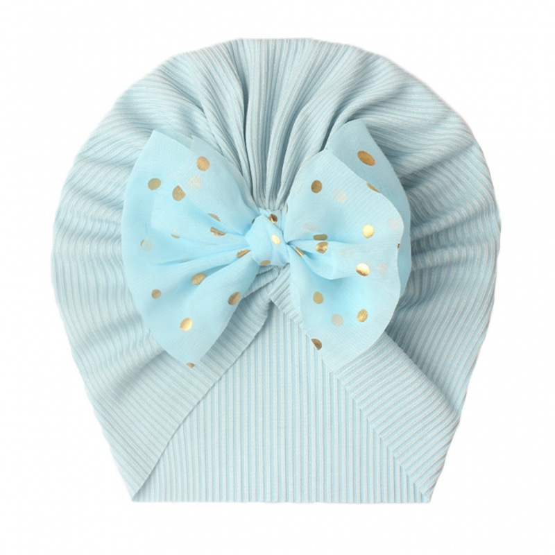 Lovely Shiny Bowknot Baby Hat Cute Solid Color Baby Girls Boys Hat Turban Soft Newborn Infant Cap Beanies Head Wraps