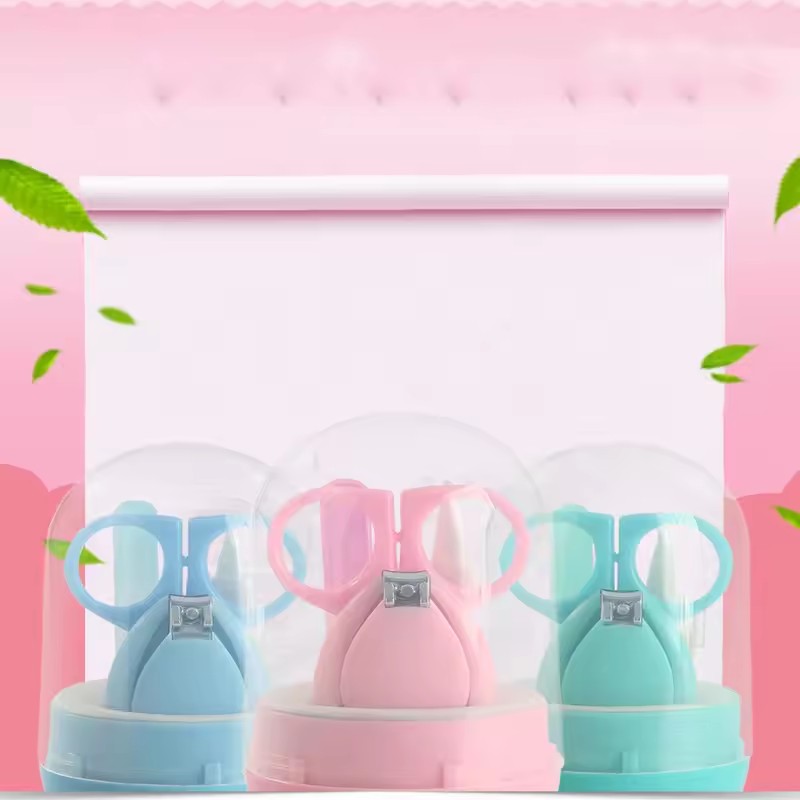 Baby Nail Clipper Kit Baby Healthcare Kits Tool Trimmer Scissors Nail Clippers With Storage Box Baby Nail File Set Manicure Care