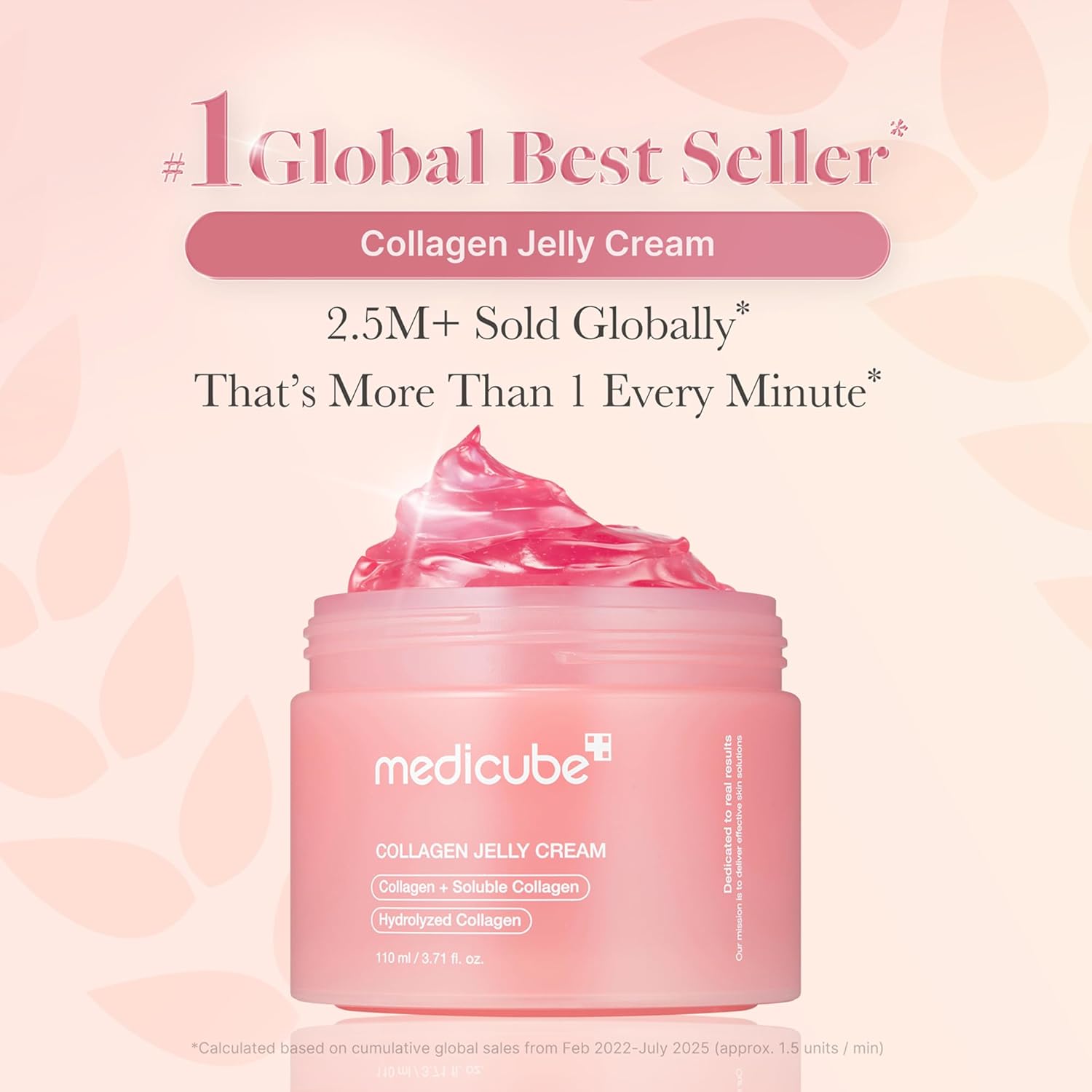 medicube Jelly Cream with Collagen, Niacinamide | Freeze-Dried Hydrolyzed Collagen for Skin Barrier Hydration & 24H Glow | Plumper, Firmer looking ski