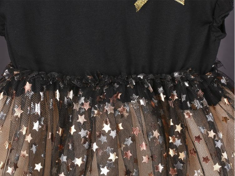 Girls' Baby Dress 2023 New Spring and Autumn Style Korean Edition Girls' Ponchy Dress Foreign Star Mesh Princess Dress