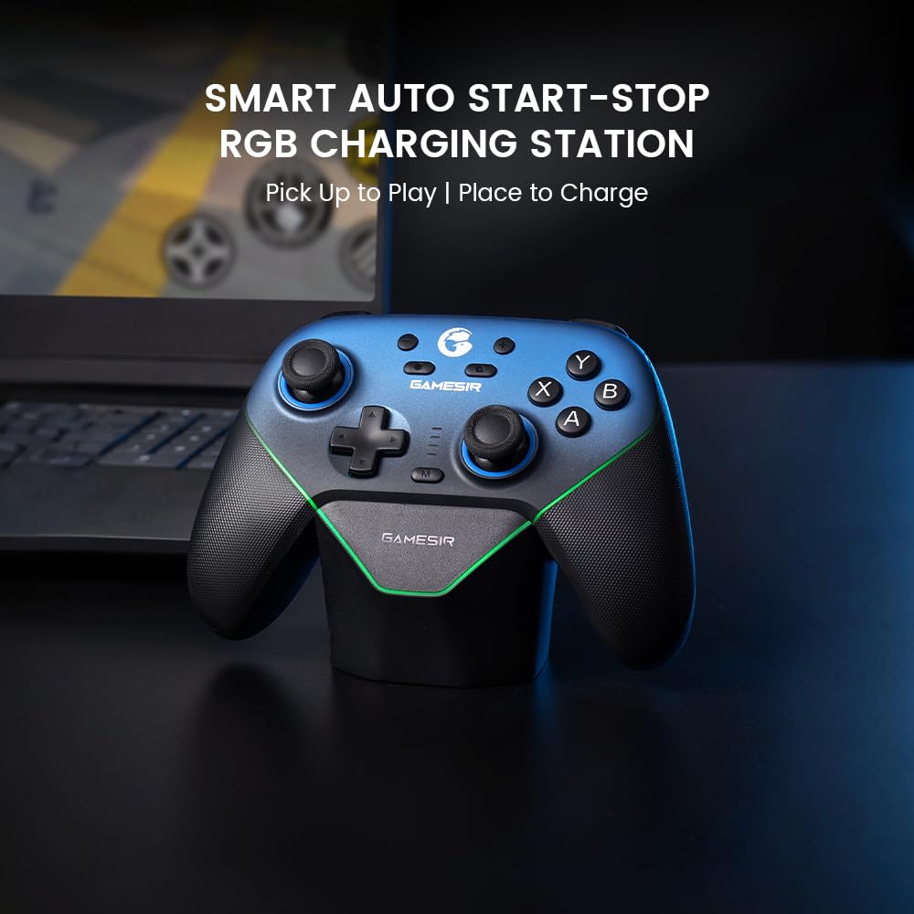 GameSir Super Nova Wireless Gaming Controller for PC/Switch/Switch 2/iOS/Android, 1000Hz Polling Rate, Hall Effect Stick & Trigger, Rubberized Grips,