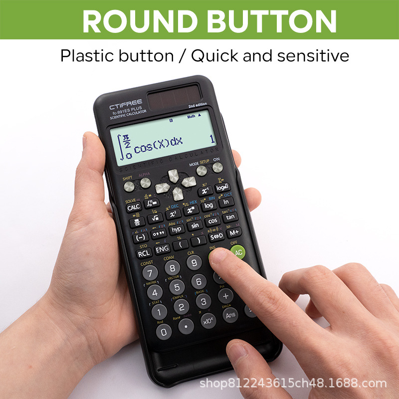 FC-991 ES PLUS Multifunctional science function calculator-417function Specially designed for student exams, economical packagin