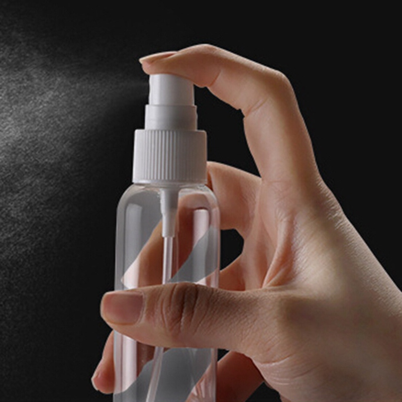 1pc / 100ml round shoulder watering can, cosmetic perfume spray bottle, split bottle plastic bottle, PET spray bottle