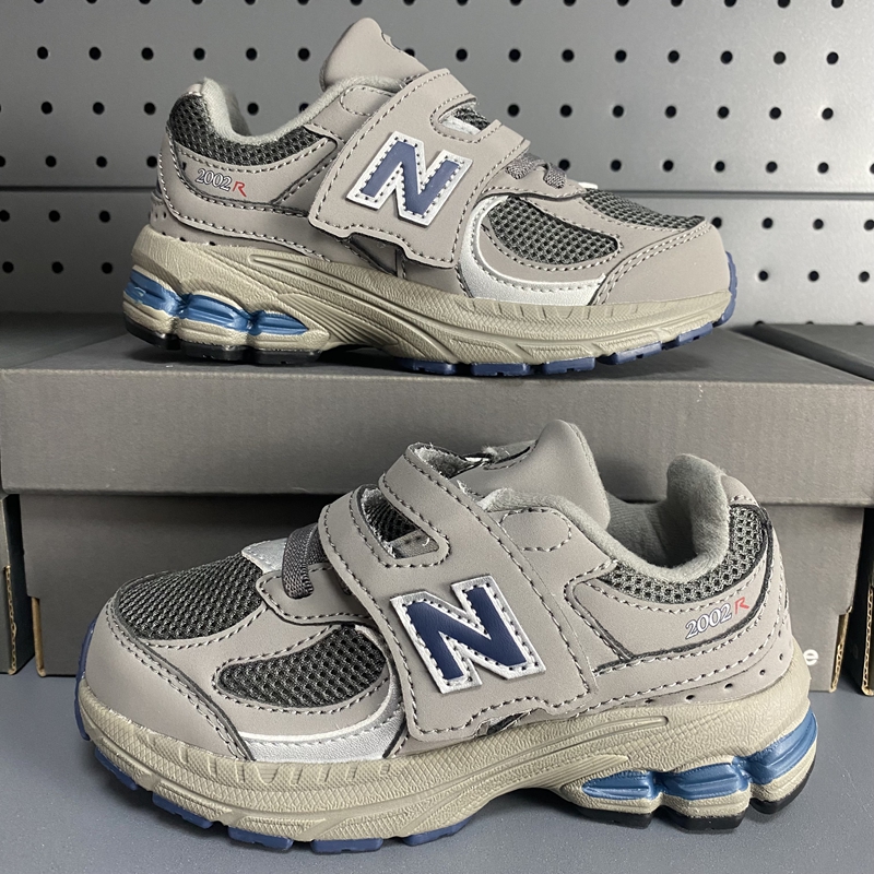 NB2002 children's shoes breathable and anti slip Velcro new sports shoes for boys and girls, casual and lightweight shoes