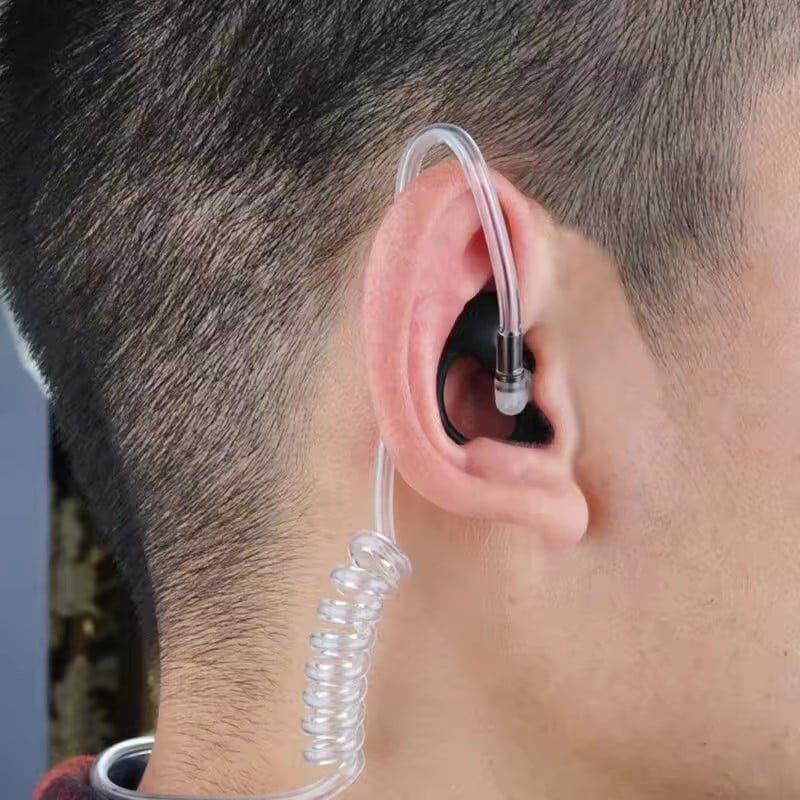2Pcs Ear Molds Soft 2-Way Radio Earmold Replacing Earpiece Insert for Acoustic Coil Tube audio kits Headphone Accessories