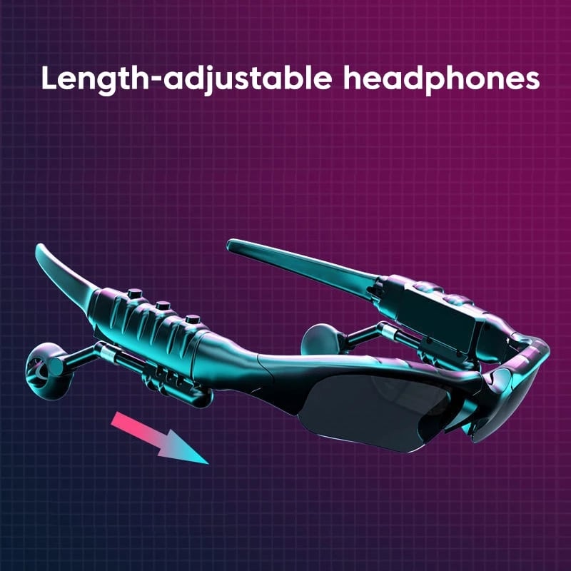 2023 New Stereo Earphones Wireless Headset with Mic Polarized Sunglasses for Driving Cycling Sports Noise Reduction Headphones