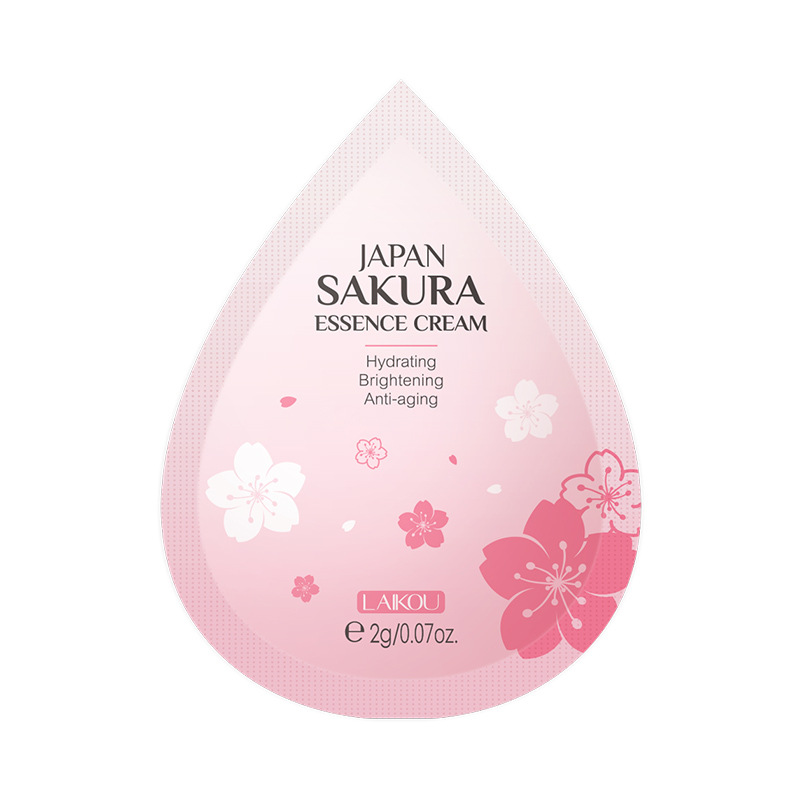 LAIKOU Japanese Sakura 10pc bag 2g facial cleanser toner face cream