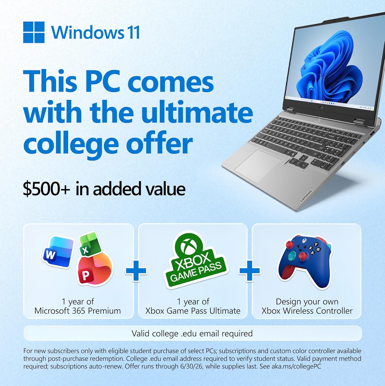 Lenovo Legion LOQ AI-Powered Gaming Laptop - Intel Core i7-13650HX - 15.6" FHD IPS Display, 144Hz - GeForce RTX 5050-16GB Memory - 1TB Storage - G-Syn