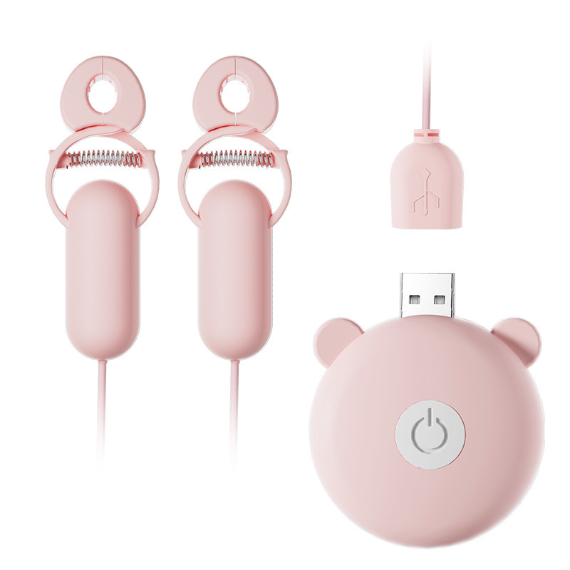 Electric Nipple Clamp Breast Massage Vibrator Enhancer Bondage Adult Sex Toys For Women Couples Female Chastity Stimulate Clit