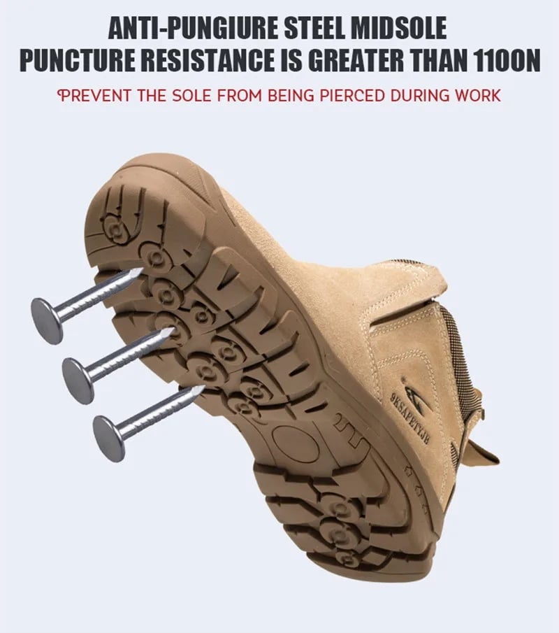 Insulation 6kv Welding Shoes Men Work Boots Safety Shoes Puncture-Proof Spark Proof Indestructible Shoes Industrial